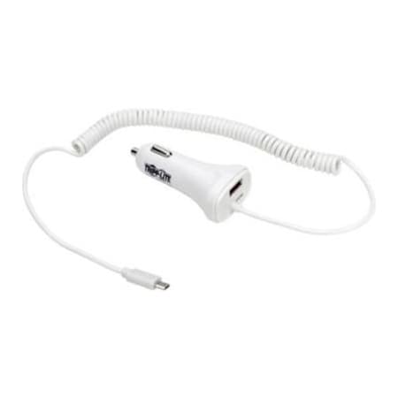 Tripp Lite Tripp Lite Dual USB Car Charger with Quick Charge 2.0 Technology and Coiled 6-ft. Cable, White U280-C02-S-M6